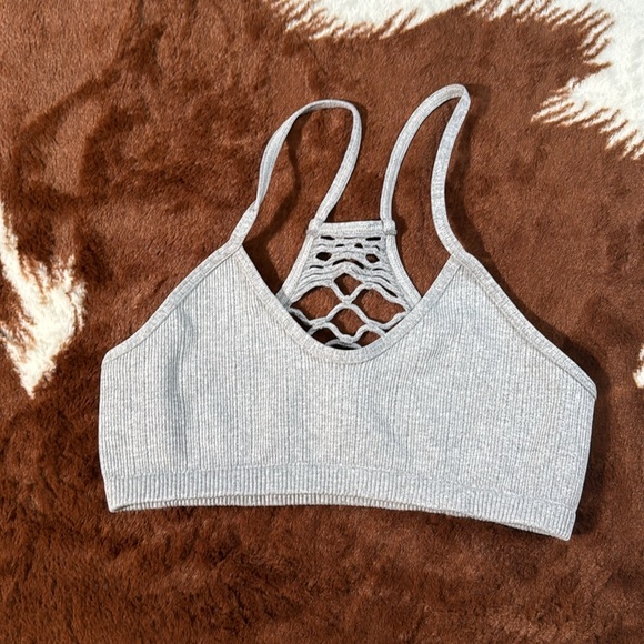 Free People Other - FREE PEOPLE🌺Seamless Ribbed Baby Racerback Bralette